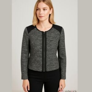 Eileen Fisher Tweed Blazer Jacket